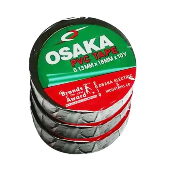 Osaka PVC Tape Black 18mmx10yds