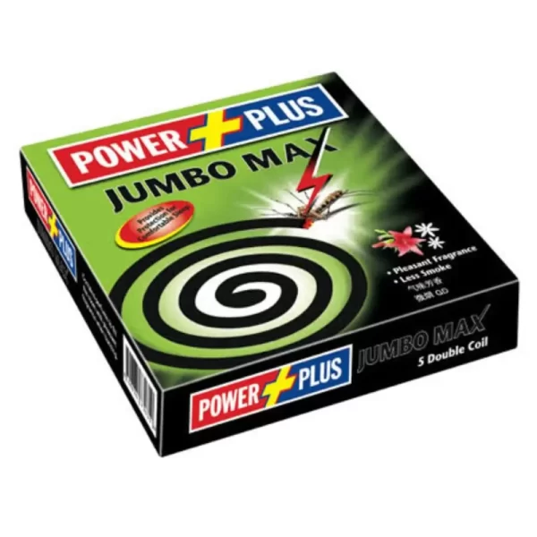 Power Plus Jumbo Max Coil 10's Pack - Effective Mosquito Repellent