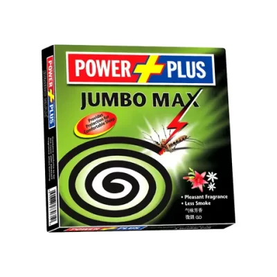 Power Plus Jumbo Max Coil 10's Pack- Effective Mosquito Repellent