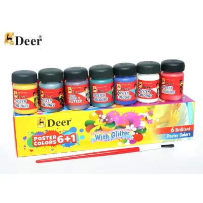 Deer Poster Colors 6+1 Pack