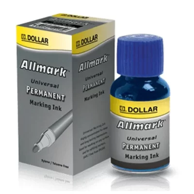 Dollar Allmark Permanent Marker Ink 15ml Blue