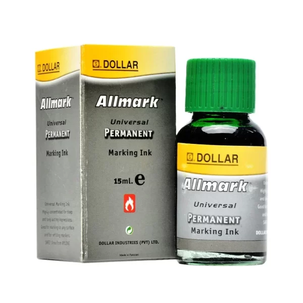Dollar Allmark Permanent Marker Ink Green 15ml