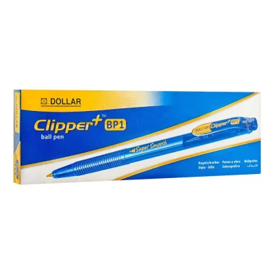 Dollar Clipper+ BP 1 Ball Pen 10's Pack