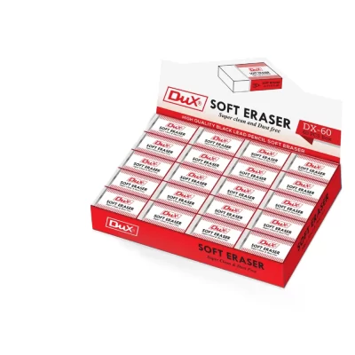 Box of Dux Soft Eraser 60 pcs
