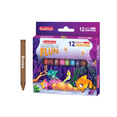 Goldfish Crayons 12pcs in Cardboard pack