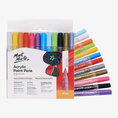 Mont Marte Acrylic Paint Pens 12pcs