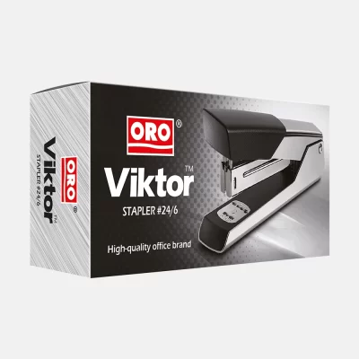 ORO Viktor stapler box on a clean white background