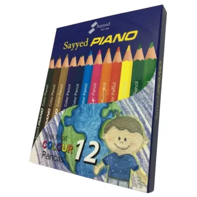 Piano Color Pencils 12's Pack: Assorted colors