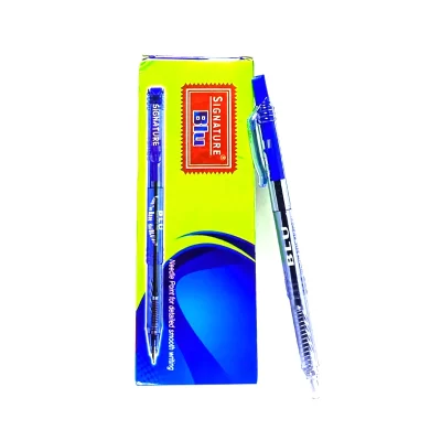 Signature Blu Ball Pen Blue 10's Pack
