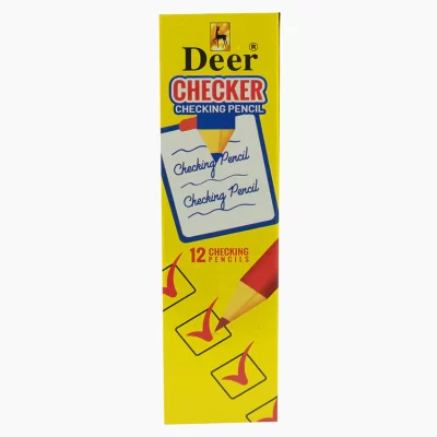 Deer Checker Pencil 12pcs in a cardboard pack