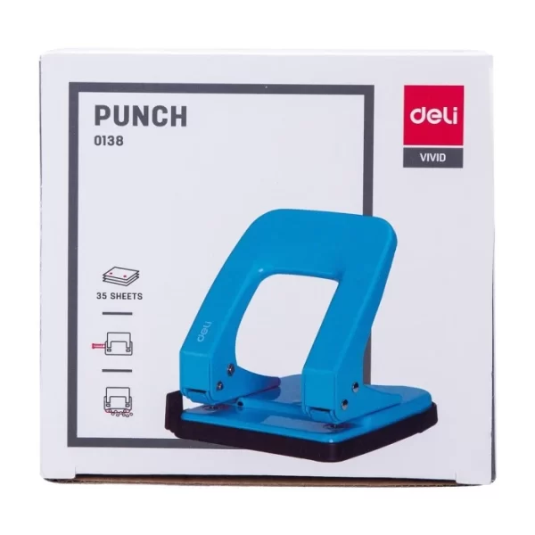 Deli Punch Machine 0138 Blue