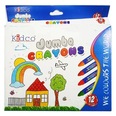 Kidco Jumbo Crayons 12 pcs in a cardboard pack
