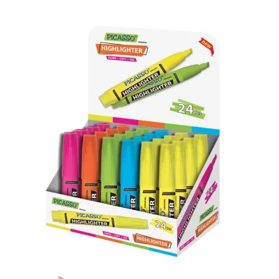Picasso Highlighter 24pcs in cardboard pack