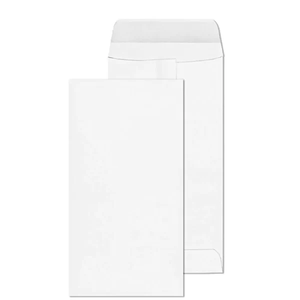 White Envelope 9x4 Size