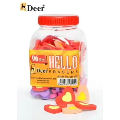 Deer Hello Eraser 96pcs in a jar
