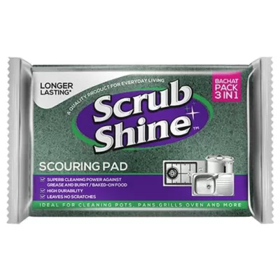 Scrub Shine Scouring Pad 3 in 1