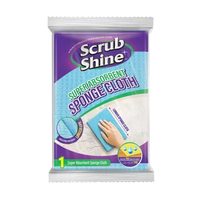 Scrub Shine Sponge Cloth