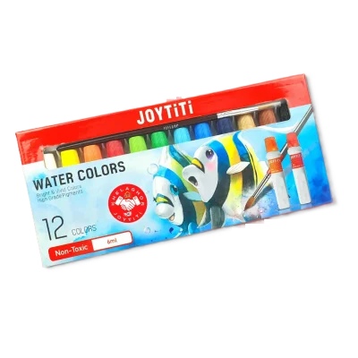 Joytiti Watercolors 6ml 12pcs in a cardboard pack