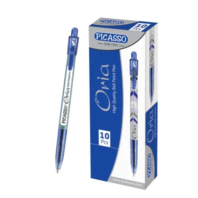 Picasso Oria Ball Pen Blue 10's Pack
