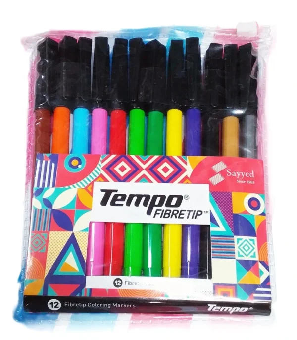 Tempo Color Markers 12's Pack