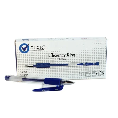 Tick Gel Pen Blue 12's pack
