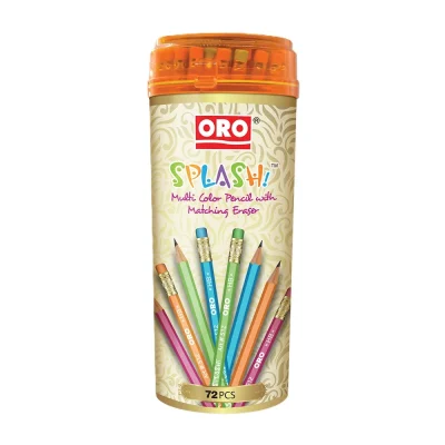 ORO Splash Pencil 72's Jar multicolor
